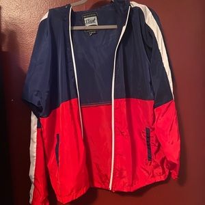 Red White and Blue Windbreaker Jacket
